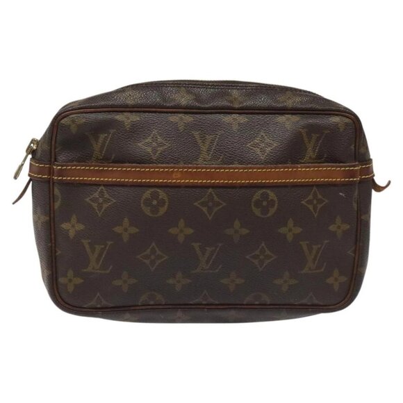 LOUIS VUITTON Monogram Compiegne 23 Clutch Bag M51847 LV Auth ep7865 - Picture 1 of 16